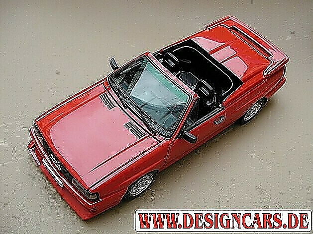 Miniature Audi Quattro 1 18 Sun Star Treser Roadster Voiture 